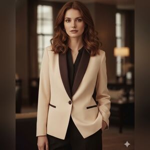 NWT Temira Open Front Nude Jacket Blazer Size 12